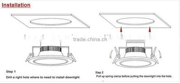 120degree high quality 240v 2835 smd commercial led lighting with factory price