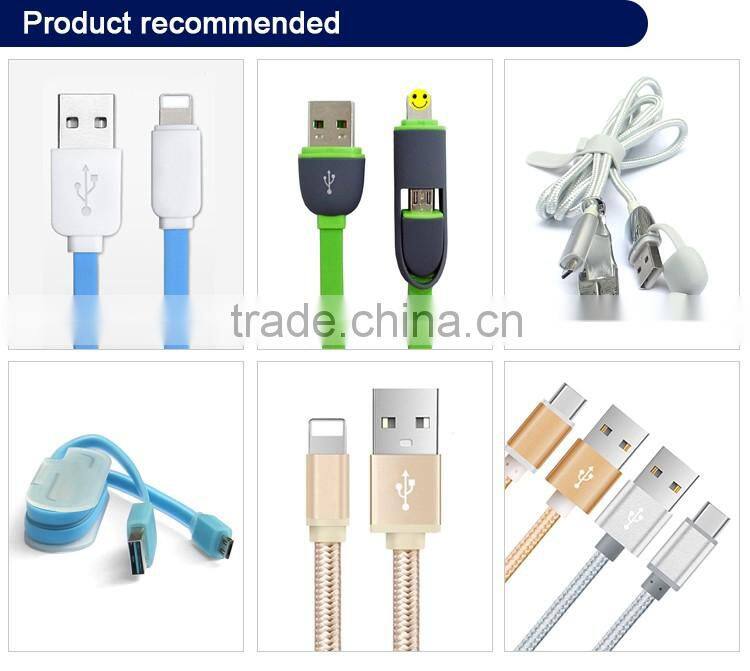 LED Light 2 in 1 Data Cable for Phones,for Android and ISO 2 in 1 USB Cable,2 in 1 Data Cable for Android and ISO Replacement