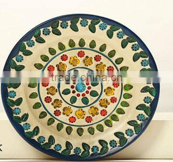 handpaint ceramic decorative plate