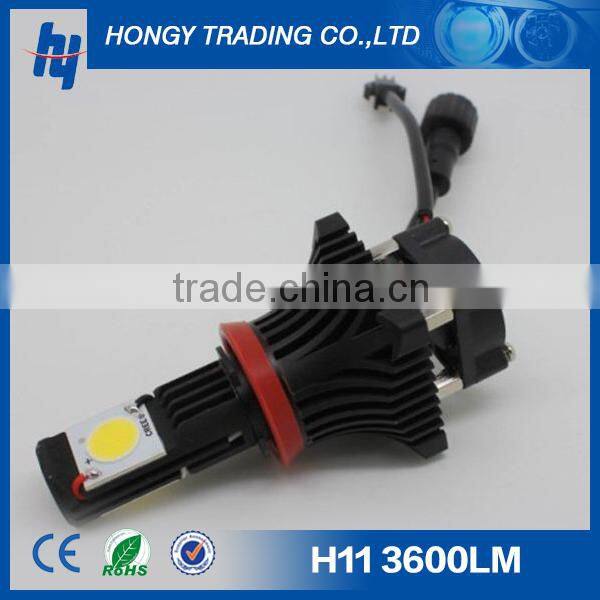 6000k 3600lm car led headlight h8