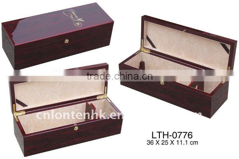 custom wooden wine packing box wholesale wine gift set
