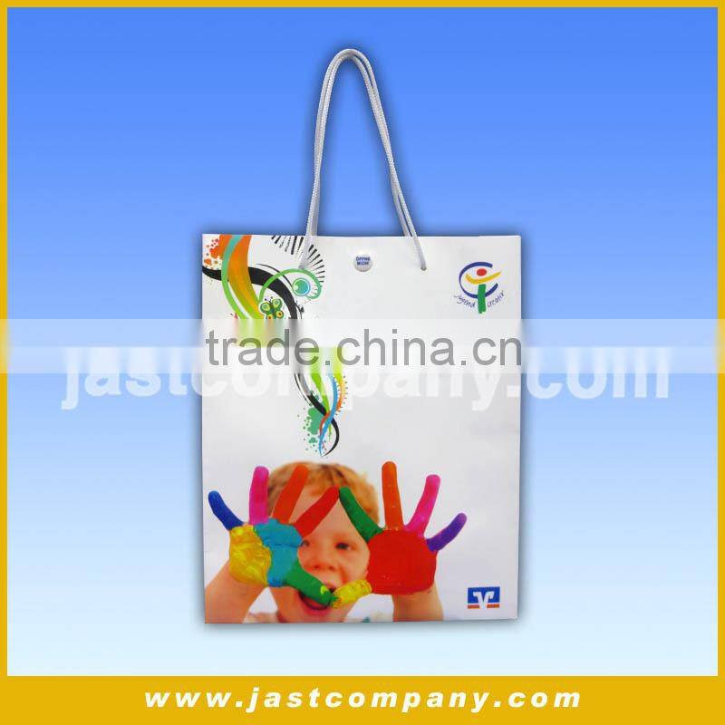 Custom Promotional Music Bag, Fancy 4C Printing Paper Music Bag