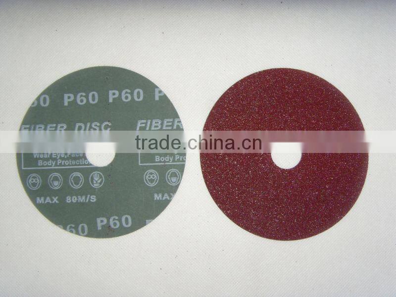 Aluminum Abrasive Klingspor Fiber Disc For Stainless Steel made in China