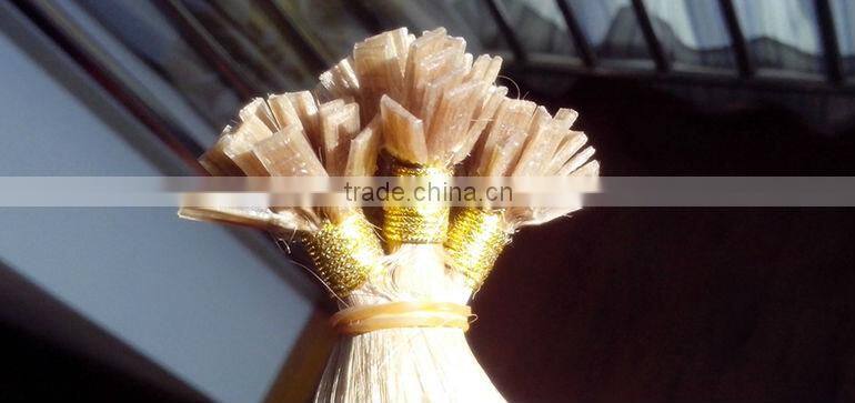100% natural human hair high quality crystals hair extensions