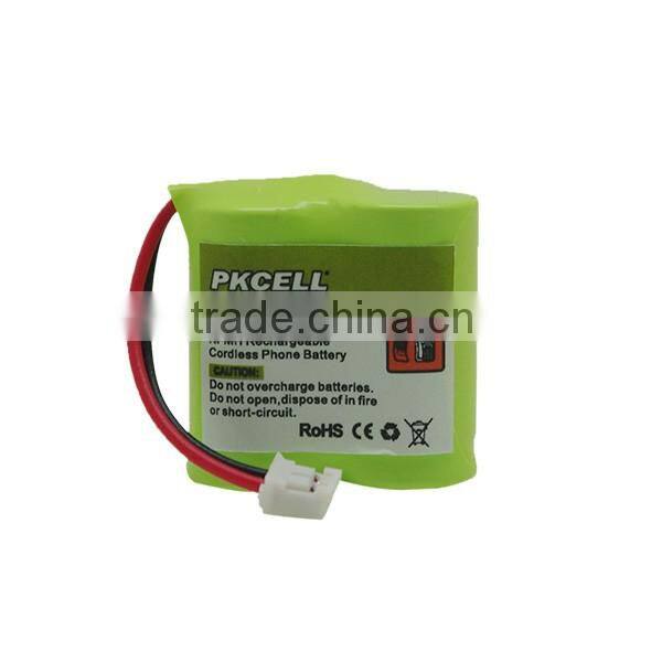Cordless Phone Battery Nimh 2/3AA 600mah 2.4V Battery Pack