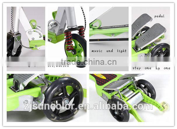 New three wheel scooter with pedal for wholesale