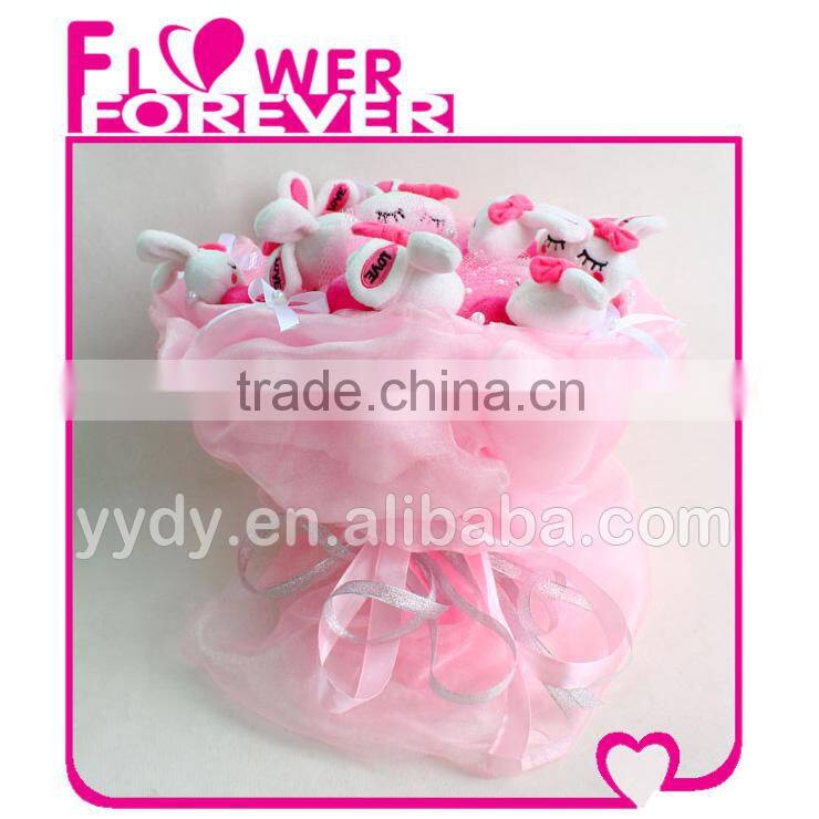 Plush Bunny Valentines Day Gifts Made in China