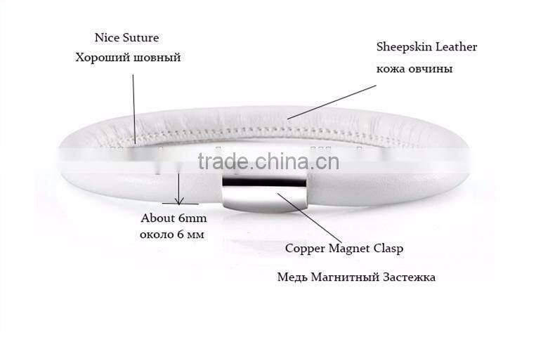 Wholesale 2016 angel pendant bracelet endless charms leather bracelet disk on key bracelet