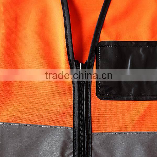 Trade Assurance Over $32000 CE Certificate ENISO 20471 High Visibility Reflective Safety Vest