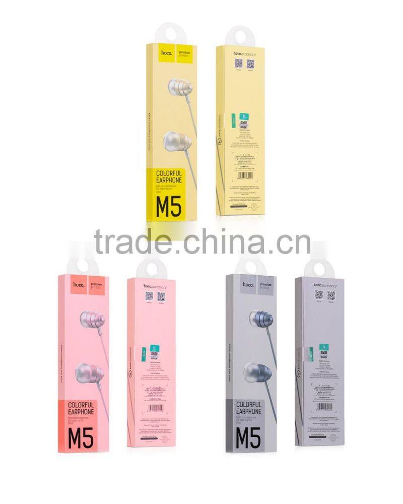 HOCO M5 Conch Universal Stereo Earphone For iPhone and Huawei Xiaomi Smart Android Phone