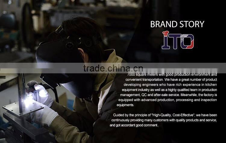 CI-720 Table Top Commercial teppanyaki gas griddle with flat plate