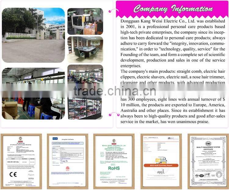 Custom design two ptc plates hair straightening brush new inventions in china