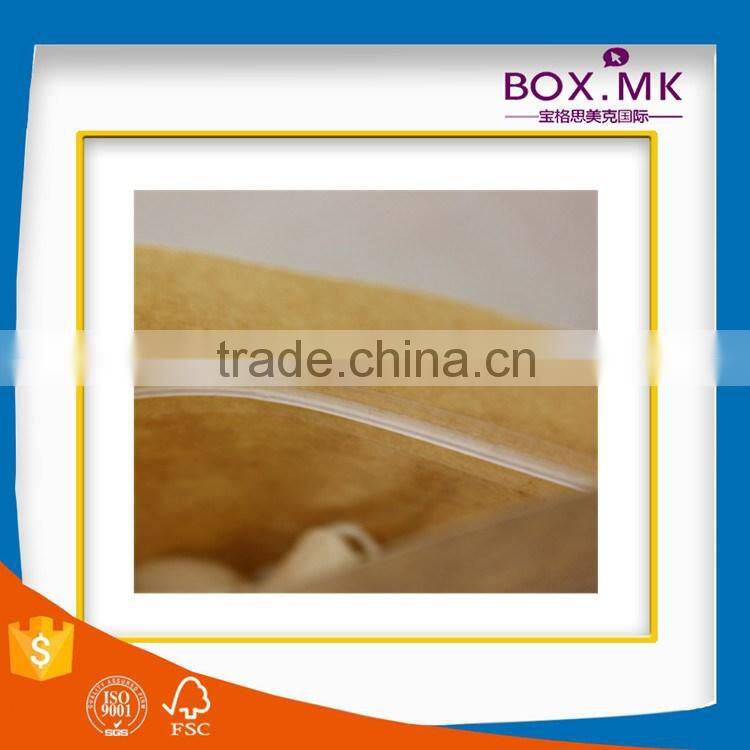 2016 Moisture Proof Zipper Top High Quality Kraft Paper Tea Bag