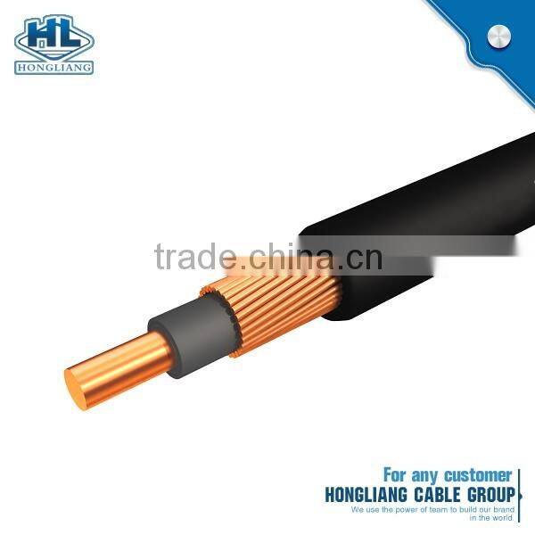 IEC 60502 Standard Low Voltage XLPE Insulated 8AWG 6AWG 4AWG Copper Concentric Cable
