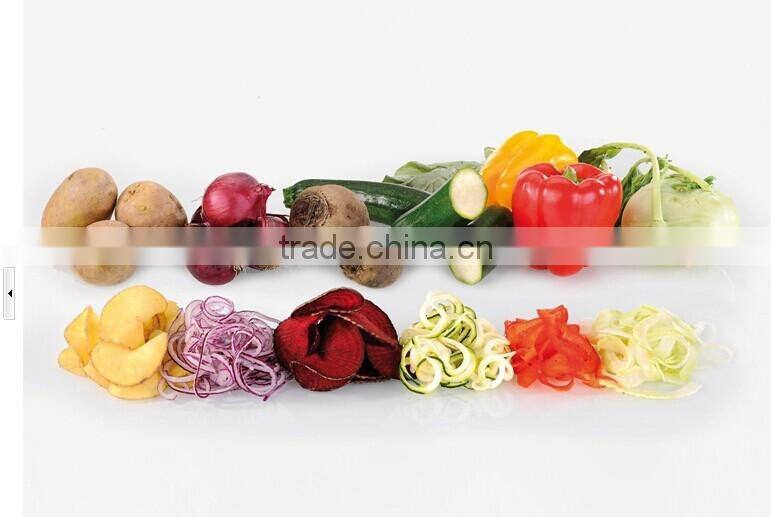 Easy-to-handle vegetable slicer and chopper