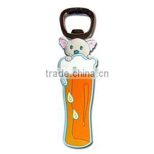 Bottle Shape Metal Bottle Opener With Custom Logo