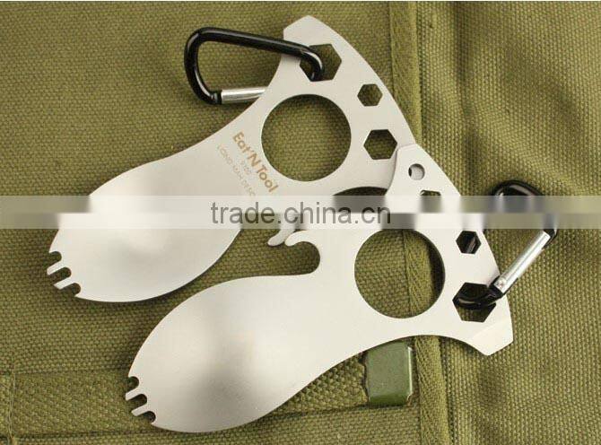 Hot selling OEM stainless steel multi-function spoon bottle opener UDTEK00238