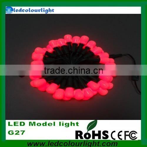 Factory price led christmas lighting dc12v G27 for festive decoration