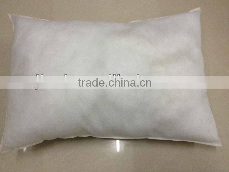 Ultrasonically welded edging of pillows