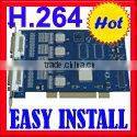 High Performace Software Compression PCI DVR Video Card HK-816S