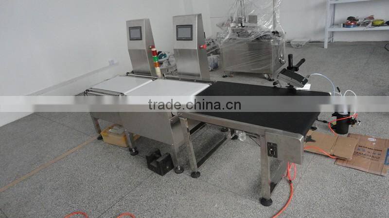 carton automatic check weigher with printer