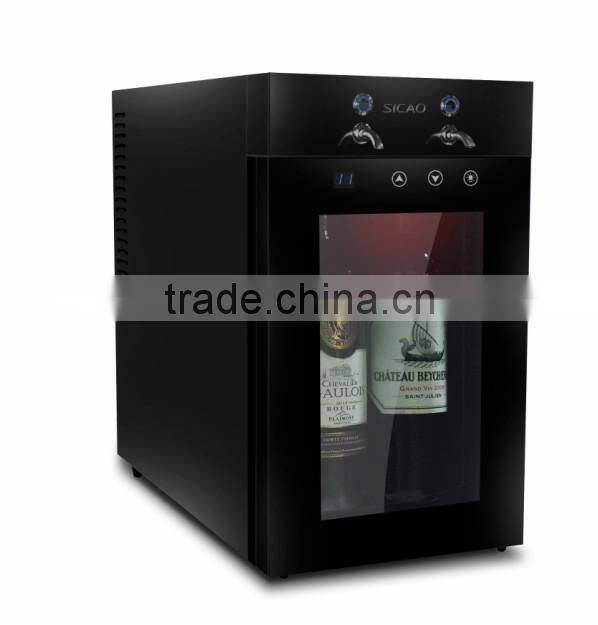2 bottles beer shot machine wine dispenser machine ,beer /liquor beverage cooler dispensers