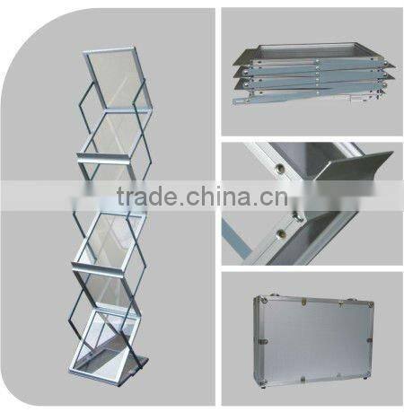 Folding literature stands