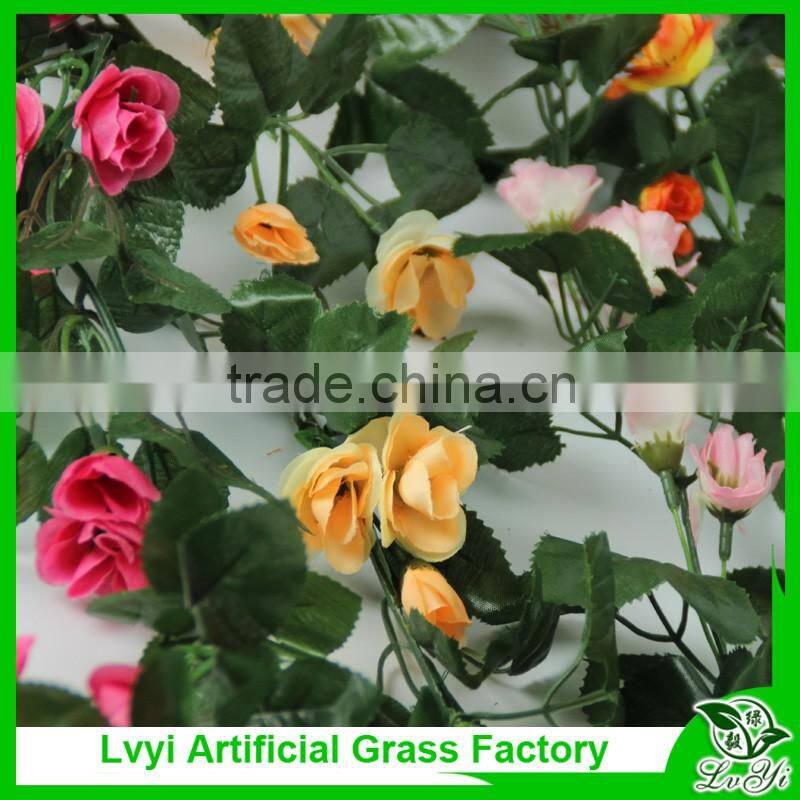 Artificial rose flower vine hanging flower vines