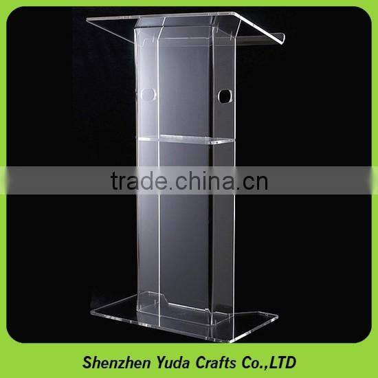 Clear Acrylic Tabletop Podium Stand Plexiglass Lectern