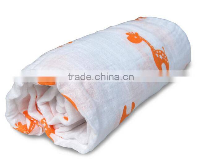 High Quality Washable Adorable Prints Muslin Swaddle