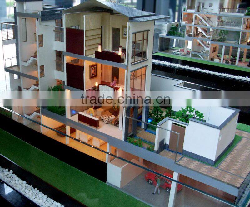 Customized Handmade Villa Miniature Architectural model maker