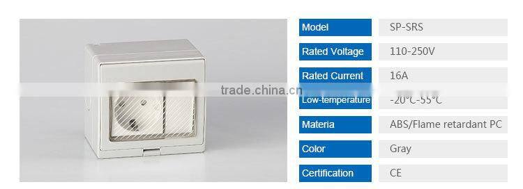 1 Gang Switcher Electric Outlet Waterproof(SP-SRS)