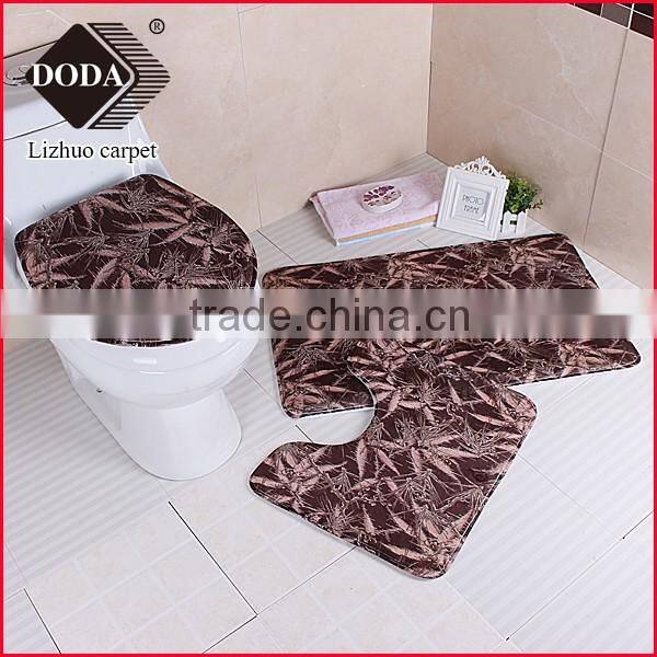 2016new arrival memory foam carpet soft carpet bathmat 3pcs carpet door rugs