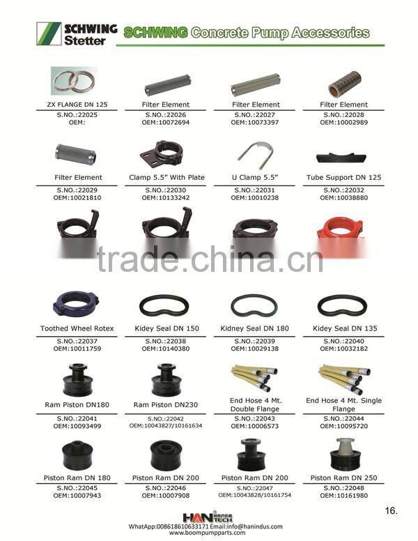 Schwing Concrete Pump spare parts RAM PISTON DN180 OEM 10093499 for Putzmeister Sany