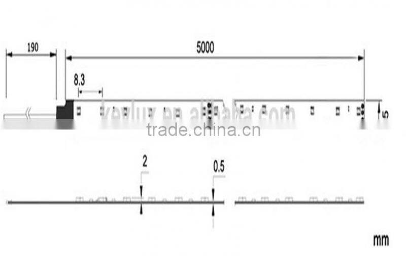 Hot Sale Double Row 30Watt DC24V 120Leds/M SMD 5630 Led Strip