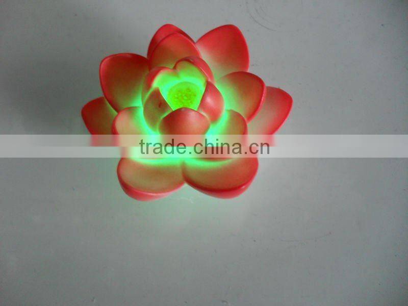 Beautiful Swimming Pool Products, Yellow Floating Flower LED Lights P1964