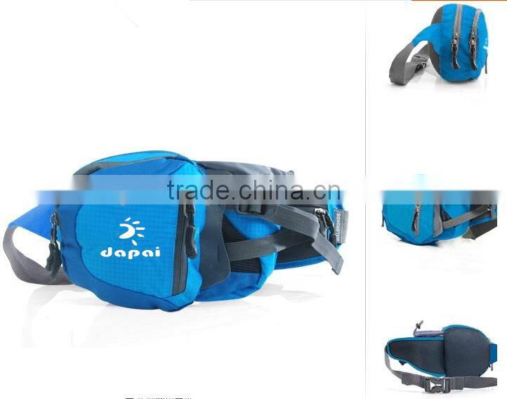 Quanzhou dapai Waterproof nylon running waist bag, outdoor fitness elastic sports running belt