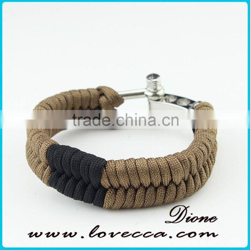 paracord survival bracelet adjustable buckle bracelets for outdoor emergency