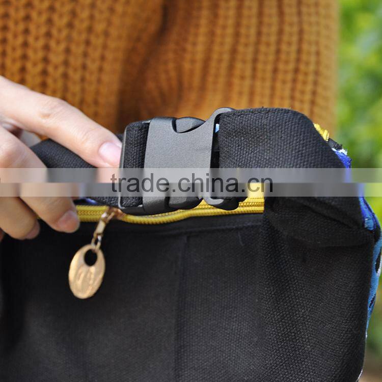 China manufacory hot sale, fashion waist bags cheap women pocket bag shoulder bag