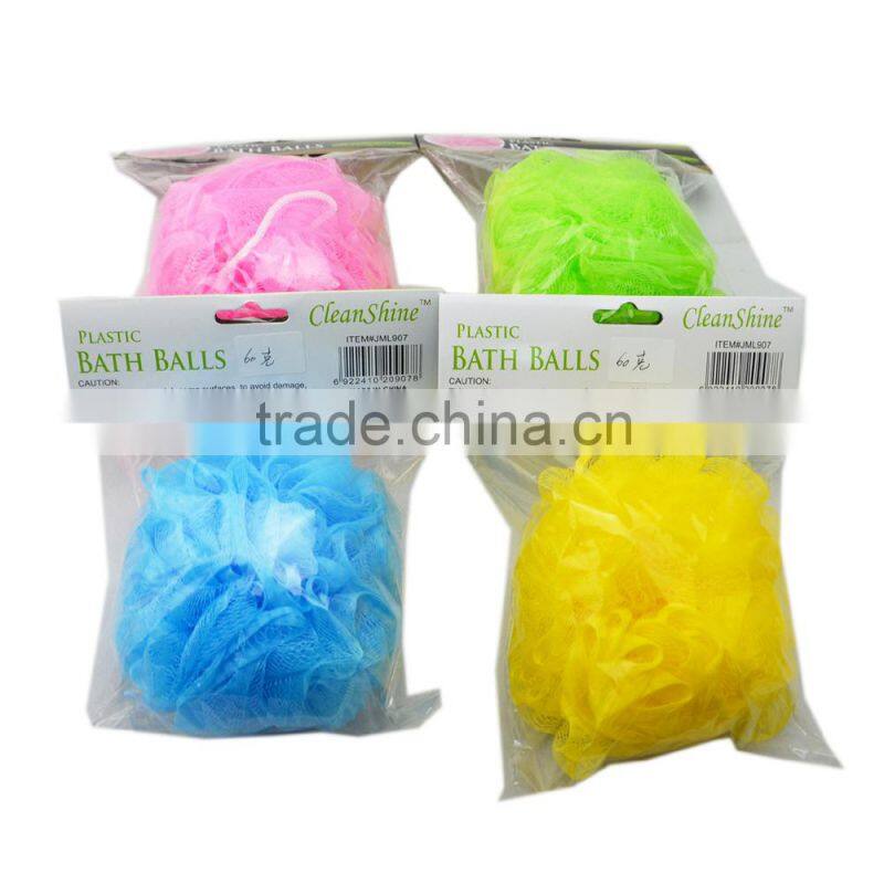 JML New arrival bath soap sponge scrub mesh bath sponge material for shower