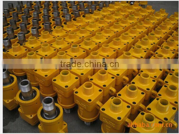 32A double ways water pipe joints rotating connector hydraulic rotary joints