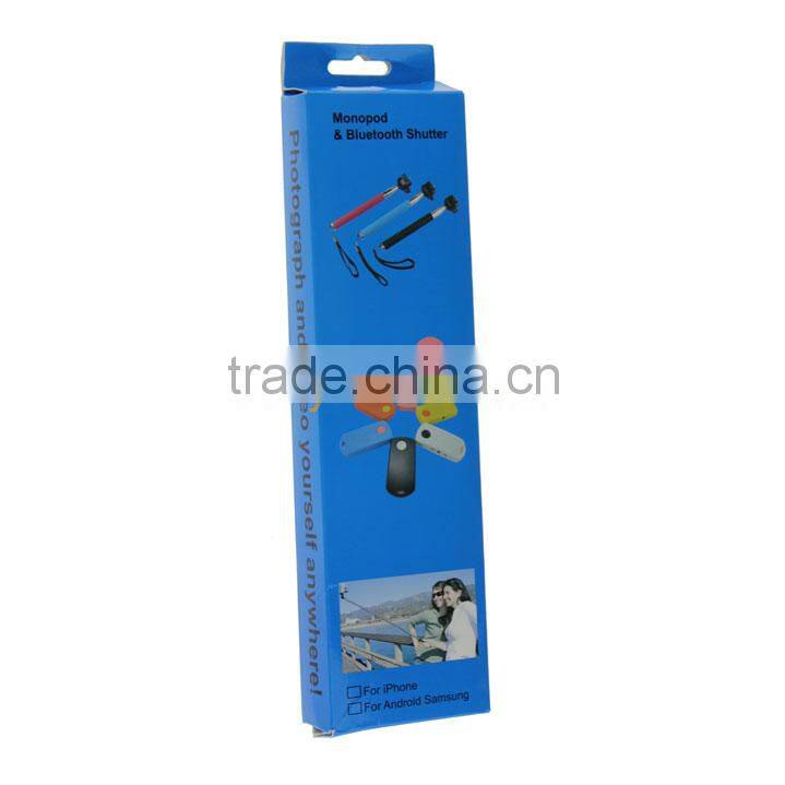 Monopod Bluetooth Wireless Shutter + Phone Holder Clamp for iPhone / Samsung Smartphone from dailyetech