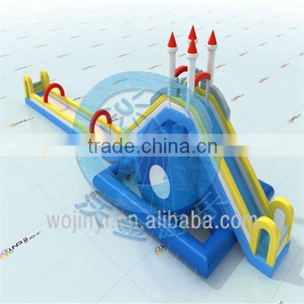 Giant size inflatable slip and slide for adult/giant inflatable water slide