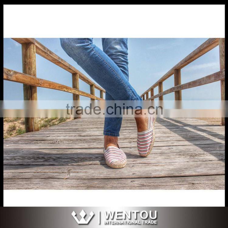 Women Stripe Sandals Espadrilles