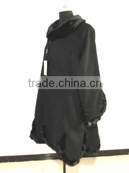 High quality wholesale price women winter cashmere long coat