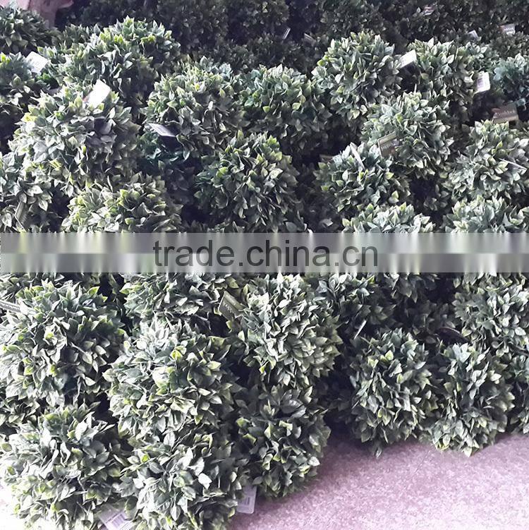 2015 new promotional rose leaf shape decorative ball, artificial green ball