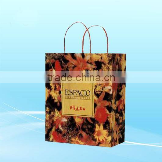 Sealable paper gift bag