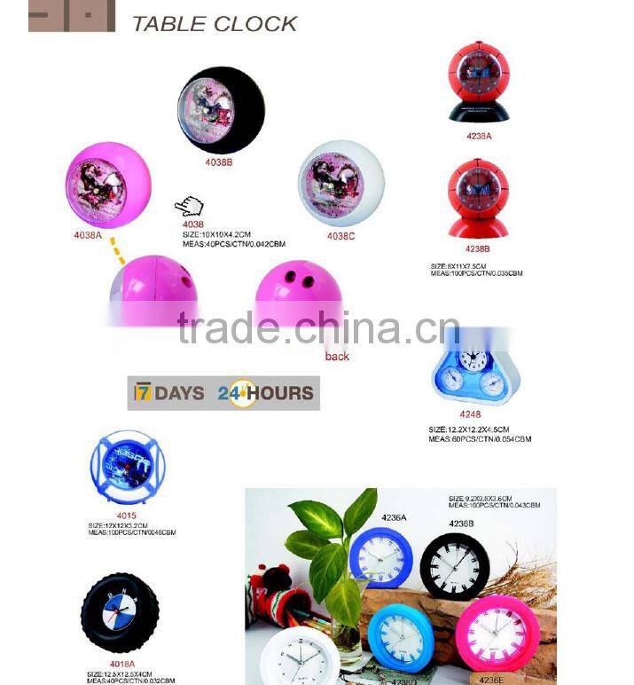 Unique Small Table Clock Advertising Gift Modern Desk Clock