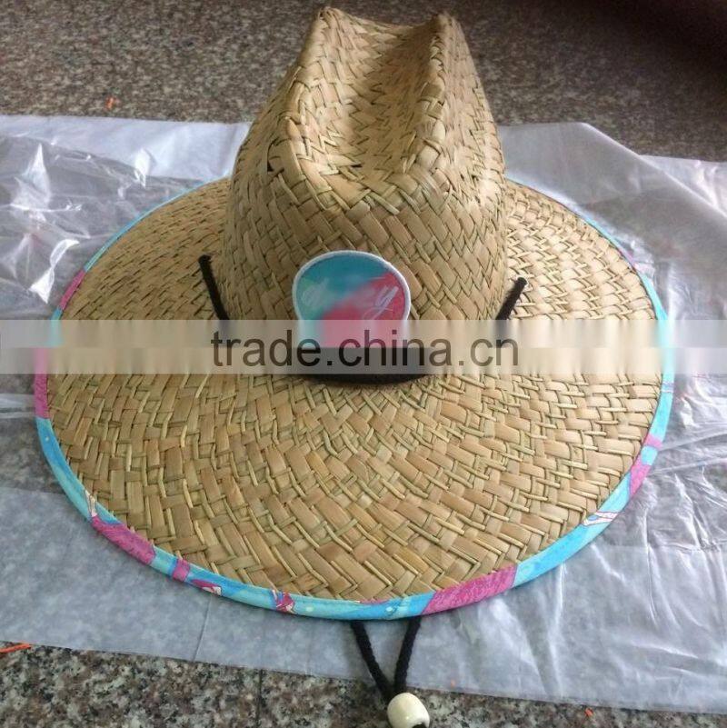 lifeguard straw hat straw Surf cowboy hat
