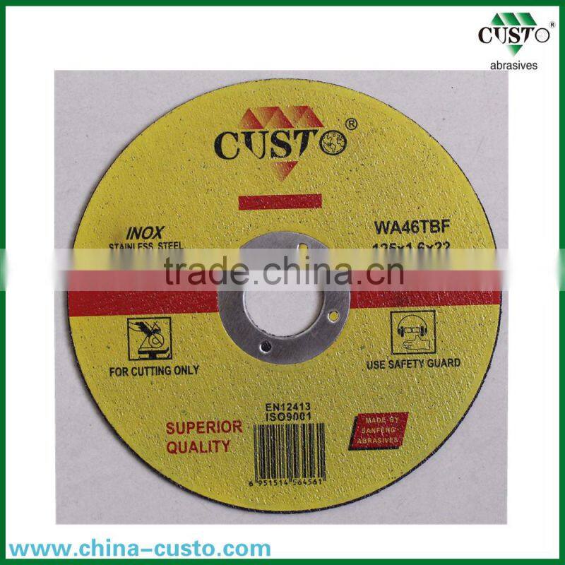 115x1.0x22.23mm ISO 9001 and MPA EN12413 T41super thin Cutting Wheel